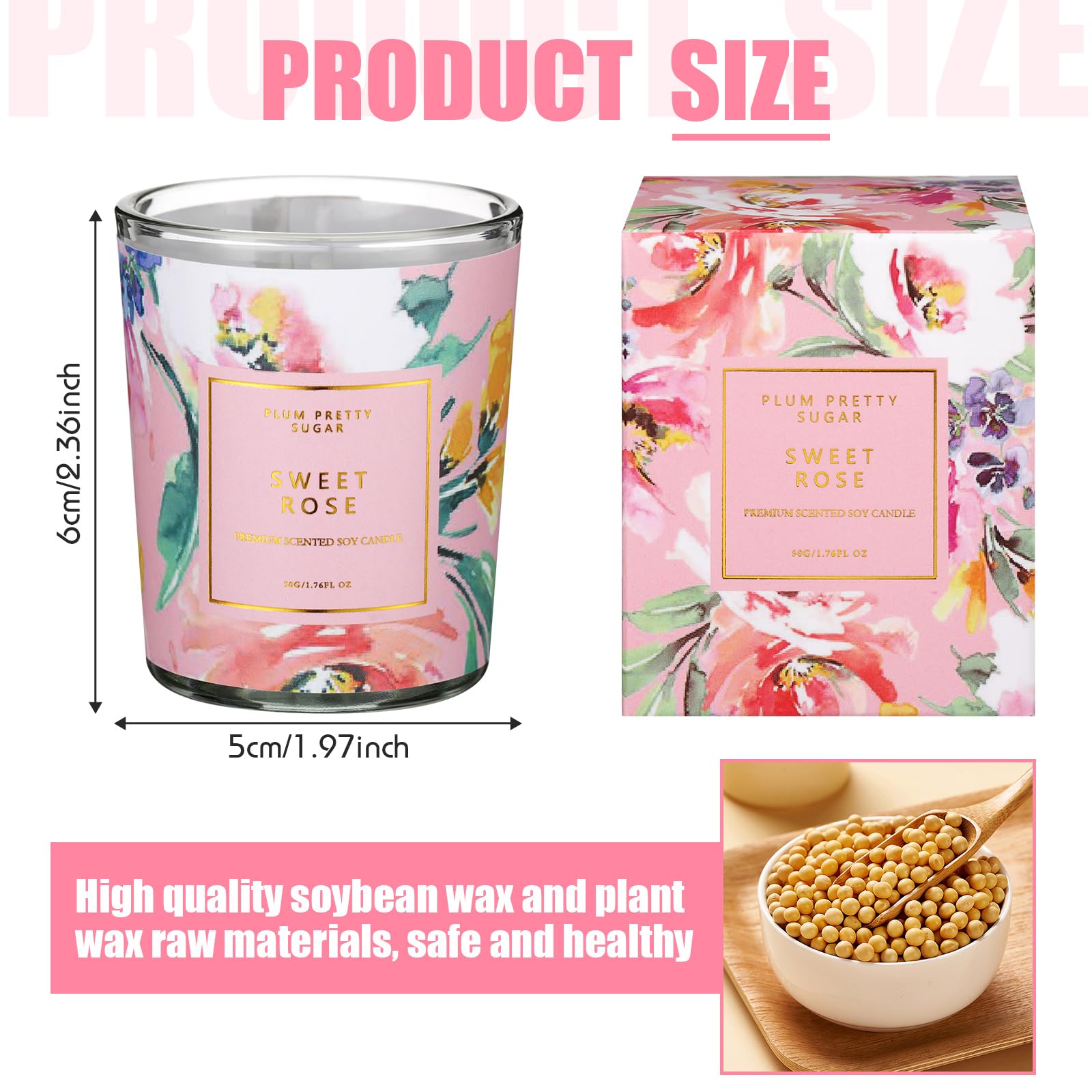 MTLEE 24 Pcs Candles for Home Scented Candle Gifts for Women Bulk 8 Long Lasting Aromatherapy Jar MTLEE buy supplements canada