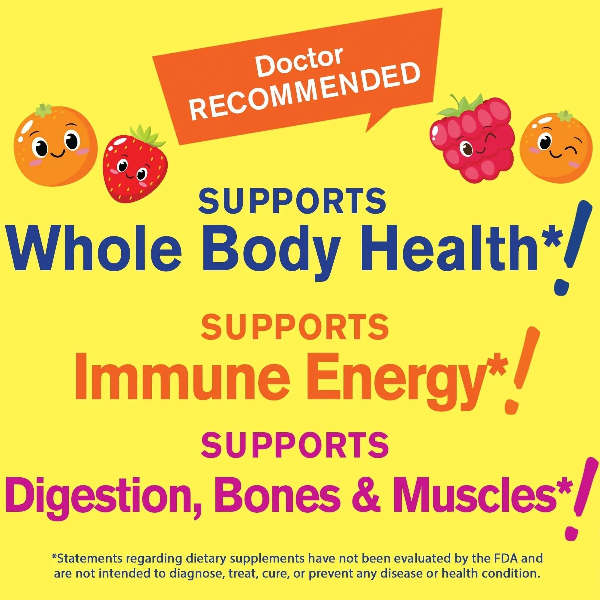 WellYeah Kids Multivitamin Gummies | Vitamin C, D3, E, A, B6, B12, Biotin, Zinc, Folic Acid, Iodine, and Niacin | Immune and Energy Support WellYeah buy supplements canada