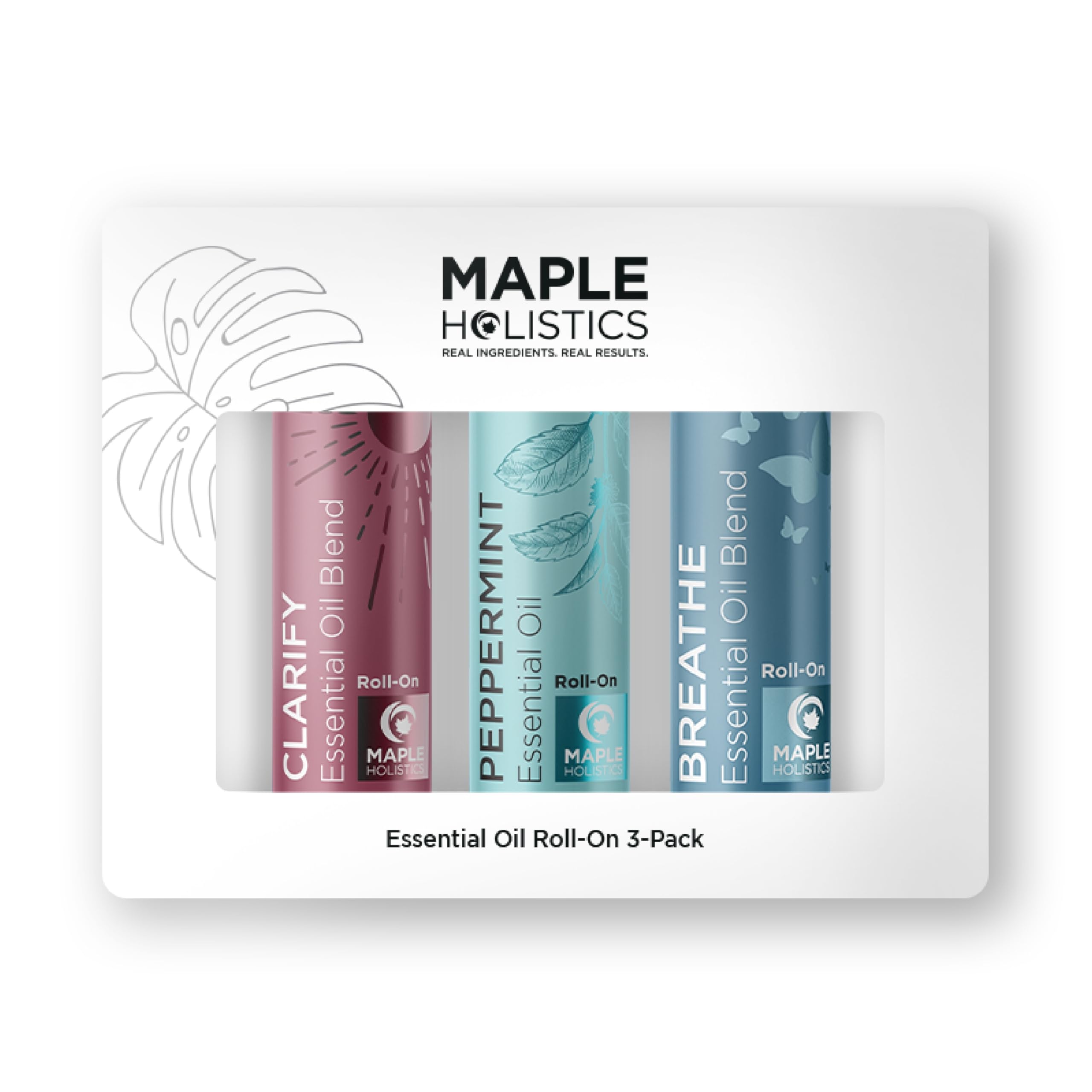 Headache Roll on Essential Oils - Aromatherapy Essential Oils Sets Variety Pack with Peppermint Clarify Maple Holistics buy supplements canada