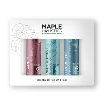 Headache Roll on Essential Oils - Aromatherapy Essential Oils Sets Variety Pack with Peppermint Clarify Maple Holistics buy supplements canada