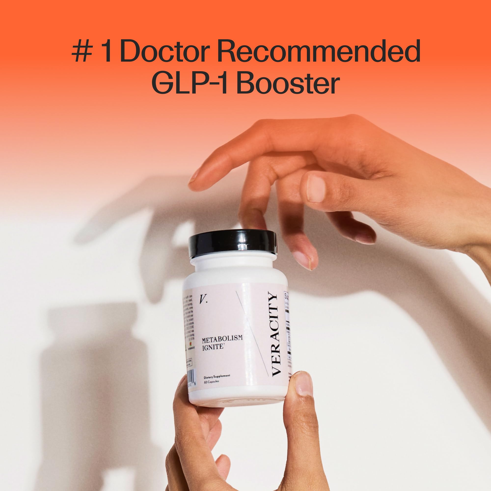 Veracity Metabolism Ignite - Boosts to Reduce Appetite and Cravings for Clinically Proven Weight Loss - Natural & Metabolic Support Supplement - Burns Fat - Side Effect Free - 30 Serving VERACITY SELFCARE buy supplements canada