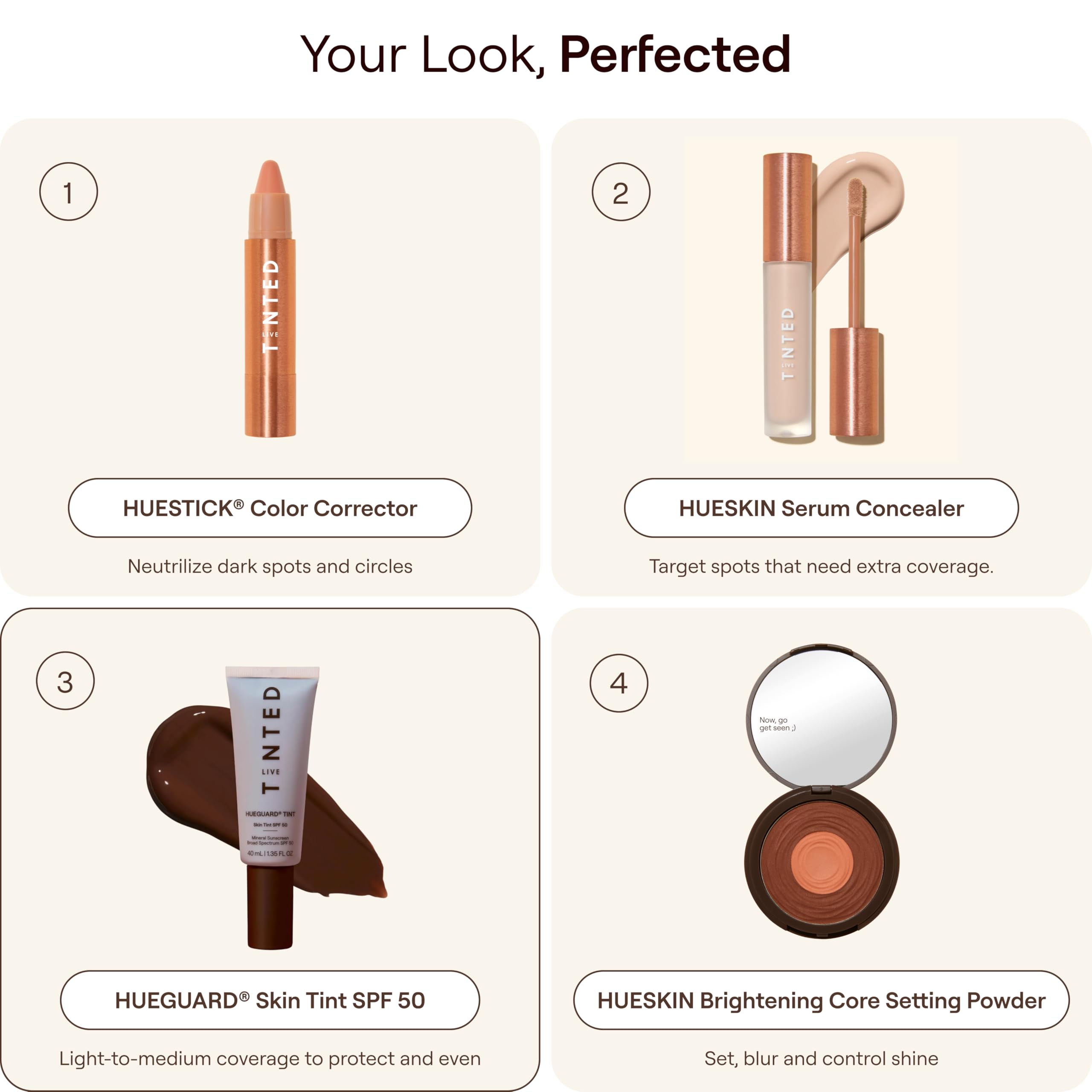Live Tinted Hueguard Skin Tint SPF 50 - Tinted Mineral Sunscreen with Light-Medium Buildable Coverage With a Hydrating and Radiant Finish - Water and Sweat Resistant, 1.35 fl oz - Shade 10 Live Tinted buy supplements canada