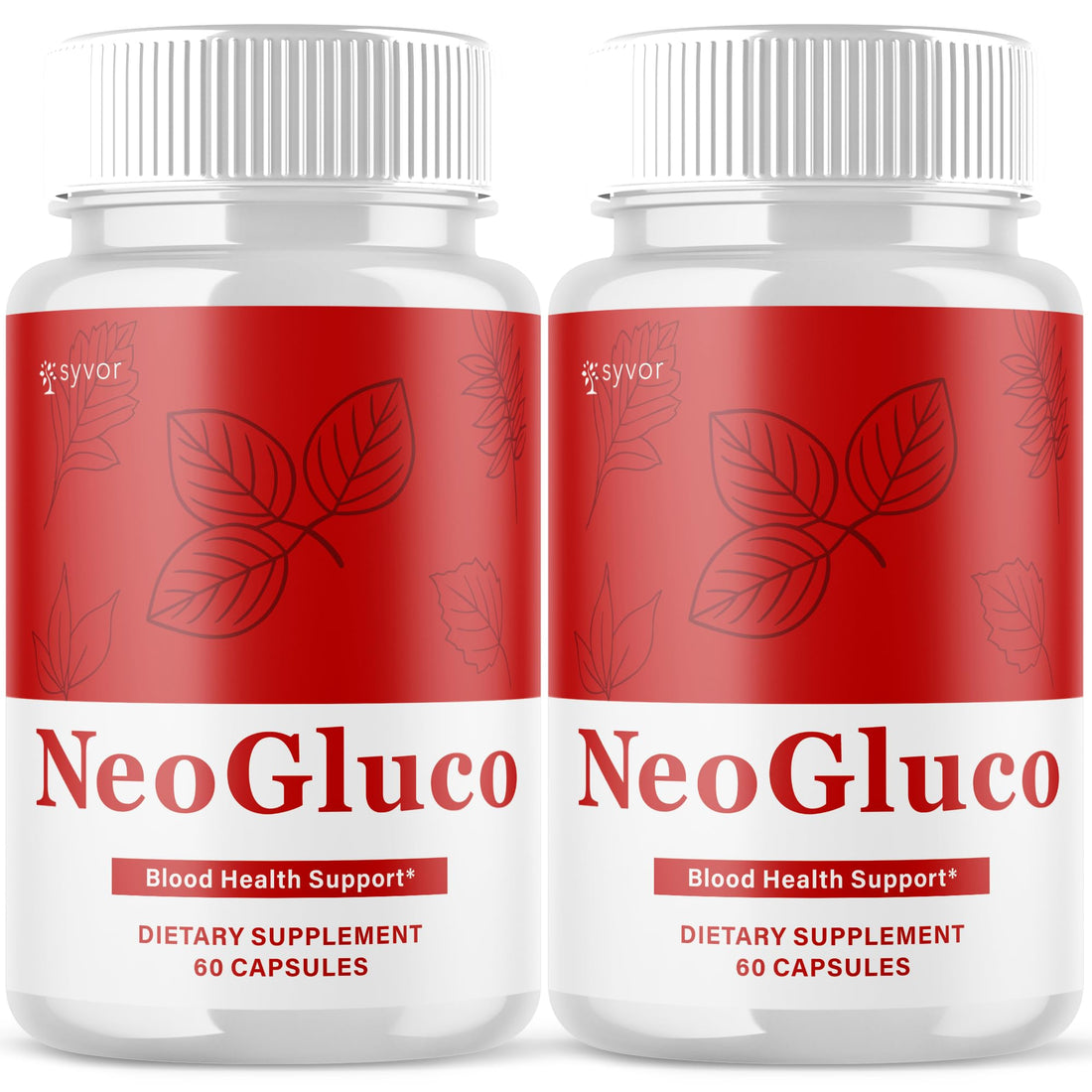 (2 Pack) NeoGluco Capsules, Official NeoGluco Glycogen Support Pills with All Natural Ingredients, Advanced Formula Health Supplement with Max Strength Premium Vitamins for Women & Men (120 Capsules) Syvor buy supplements canada