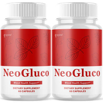 (2 Pack) NeoGluco Capsules, Official NeoGluco Glycogen Support Pills with All Natural Ingredients, Advanced Formula Health Supplement with Max Strength Premium Vitamins for Women & Men (120 Capsules) Syvor buy supplements canada