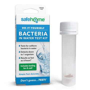 Safe Home® DIY Bacteria in Water Test Kit – Results as Fast as 6 Hours – Detects 50 Different Species of Coliform Bacteria – EPA Lab Certified – Made in the USA – (1 Pack) Safe Home buy supplements canada