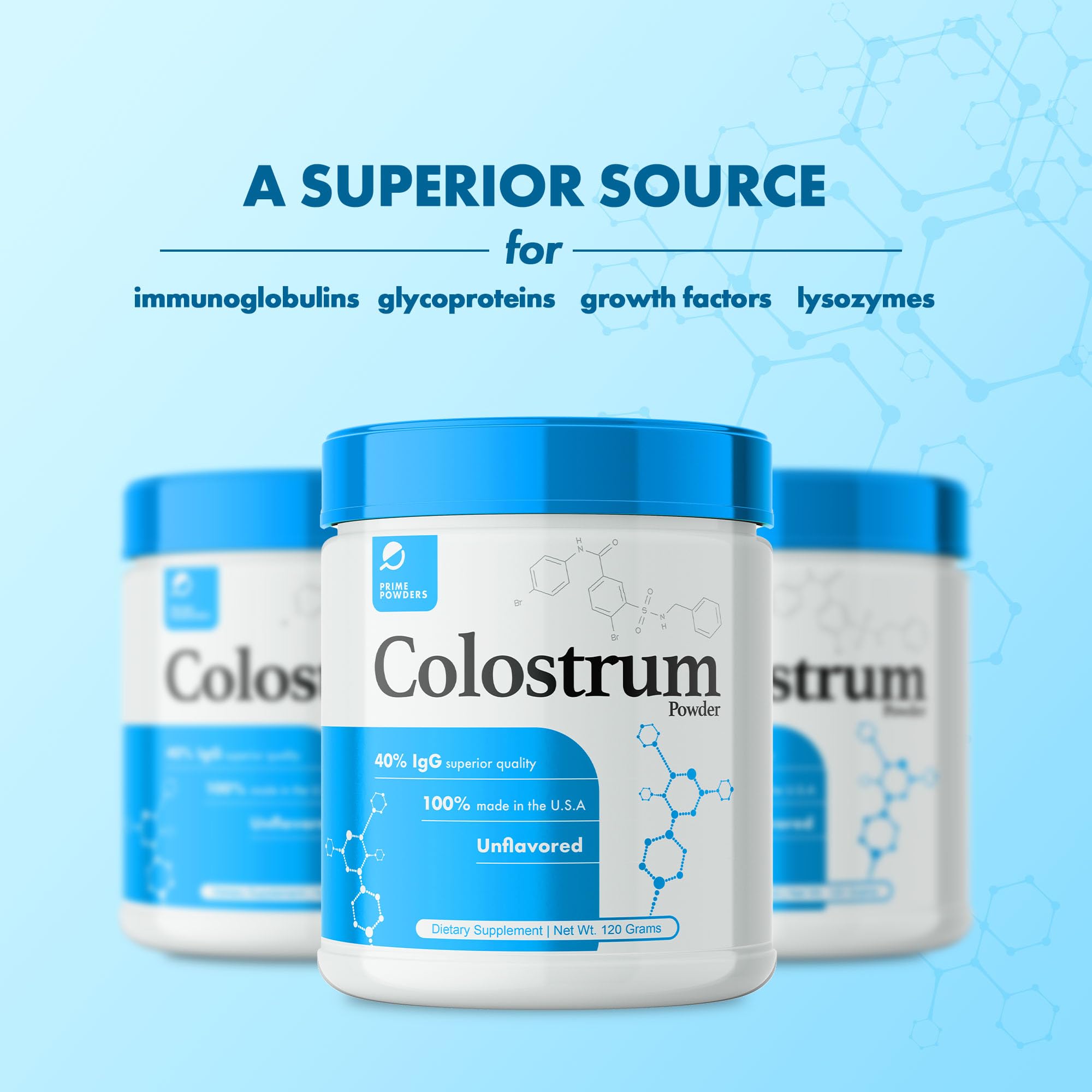 Prime Powders Colostrum Over 40% IgG, Grass Fed, Gut Health, Bloating Immunity Skin Prime Powders buy supplements canada