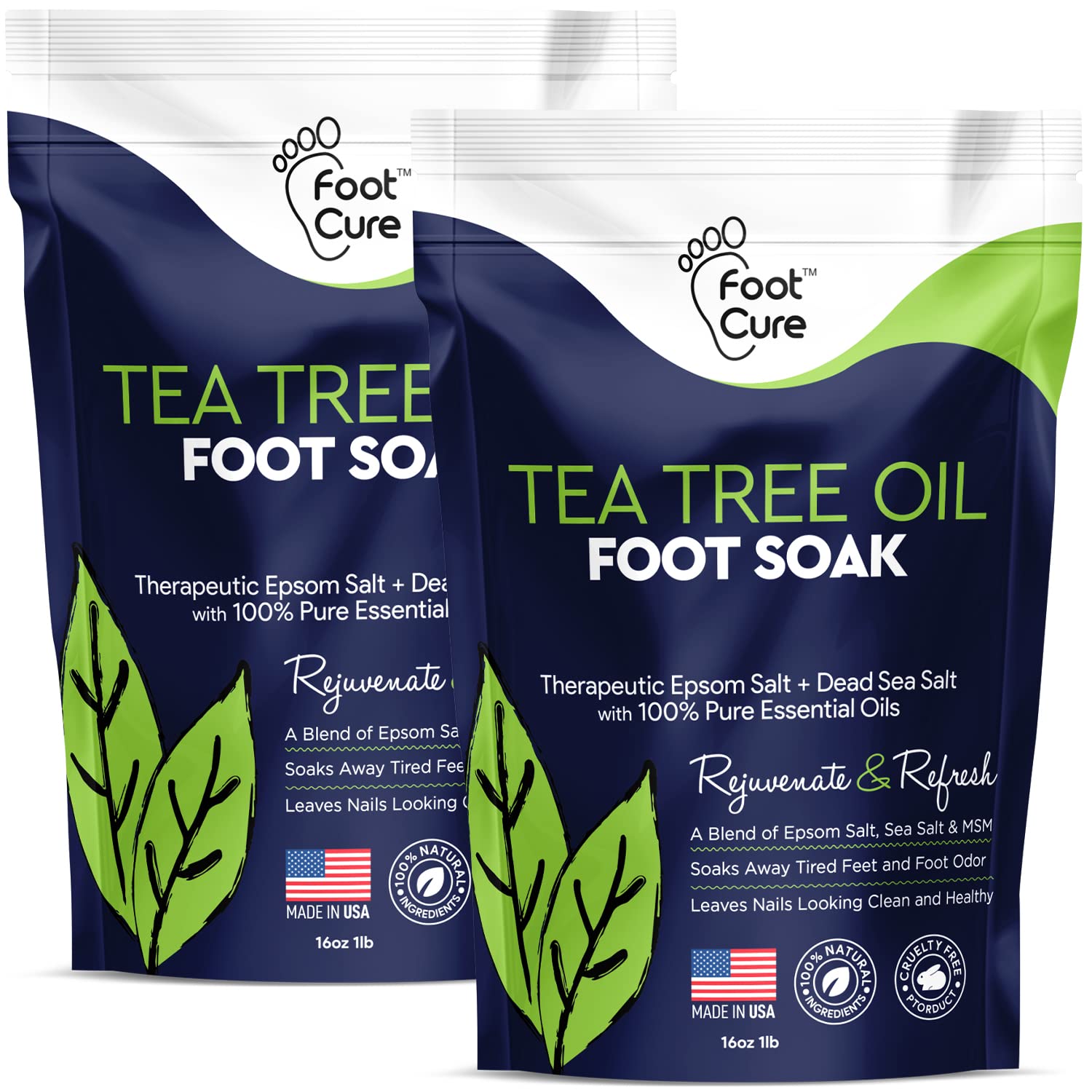 Tea Tree Oil Foot Soak with Epsom Salt - Best Toenail Fungus Treatment, Athletes FOOT CURE buy supplements canada