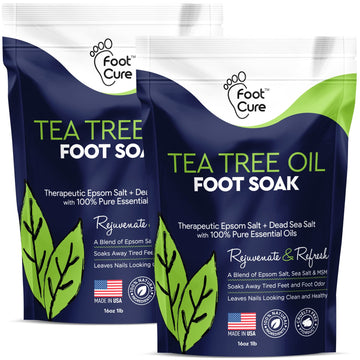 Tea Tree Oil Foot Soak with Epsom Salt - Best Toenail Fungus Treatment, Athletes FOOT CURE buy supplements canada