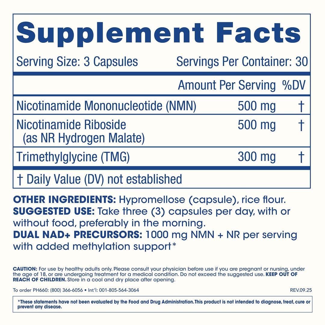 ProHealth NMNR Pro Synergy | 90 Capsules | Combined NMN and NR Formula | Triple Lab-Tested, USA GMP Manufactured ProHealth buy supplements canada