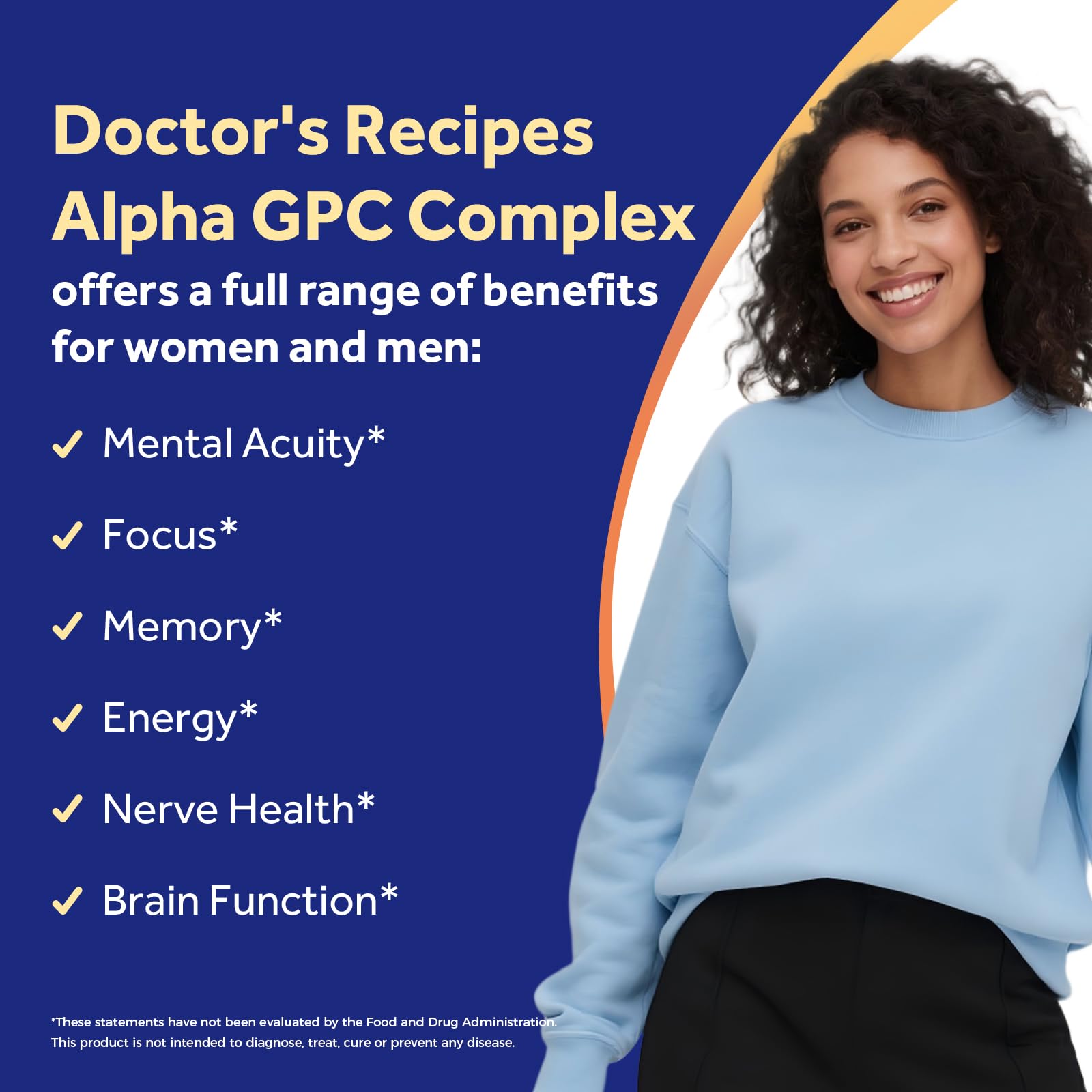 Doctor's Recipes Alpha GPC 300 mg Supplement, with 8 B Vitamins, Inositol, Acetyl L-Carnitine, Highly Bioavailable Source of Choline, 12-in-1 Cognitive Support for Women & Men, 60 Veggie Capsules Doctor's Recipes buy supplements canada