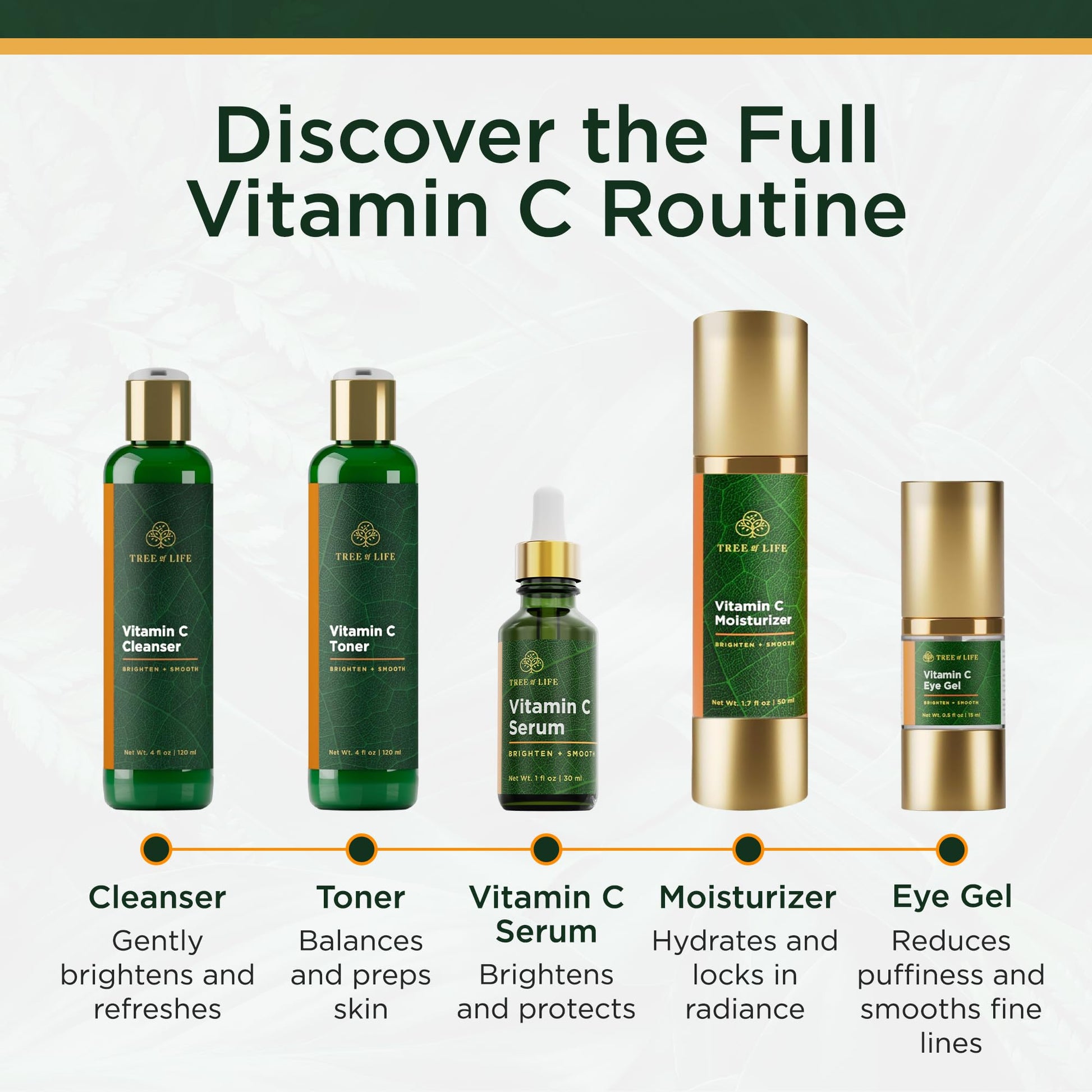 Tree of Life Beauty Vitamin C Skin Care Set, Skin Brightening Face Oil for Dark and Age Spots, Facial Serums Tree of Life buy supplements canada