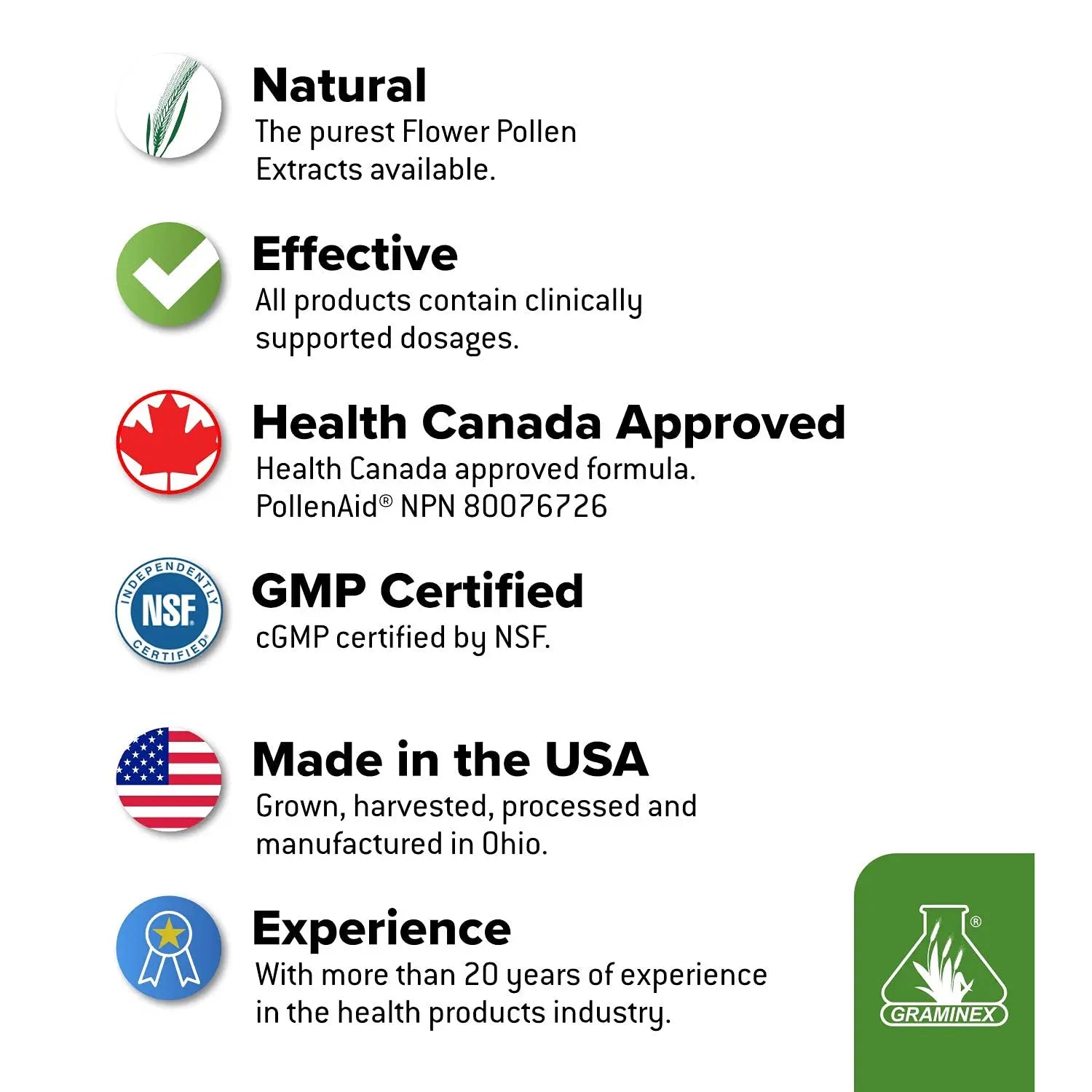 Graminex PollenAid Prostate Supplement: All Natural Prostate Support for Bladder Control & Urinary Tract Health, Rye Pollen Extract Made in USA, 200 Tablets Graminex buy supplements canada