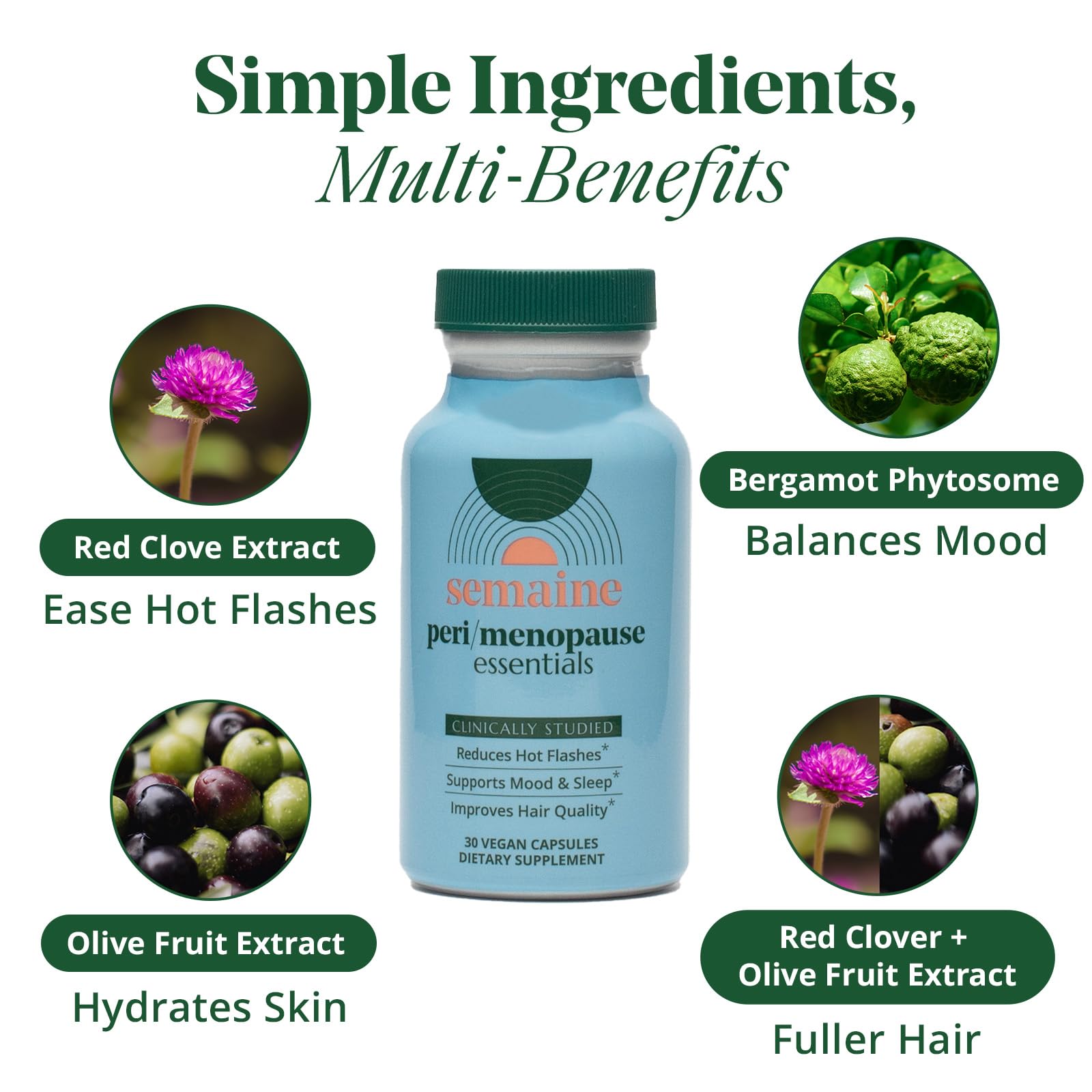 Advanced Menopause Relief Supplement for Women - Promotes Mood, Reduces Hot Flashes Semaine buy supplements canada