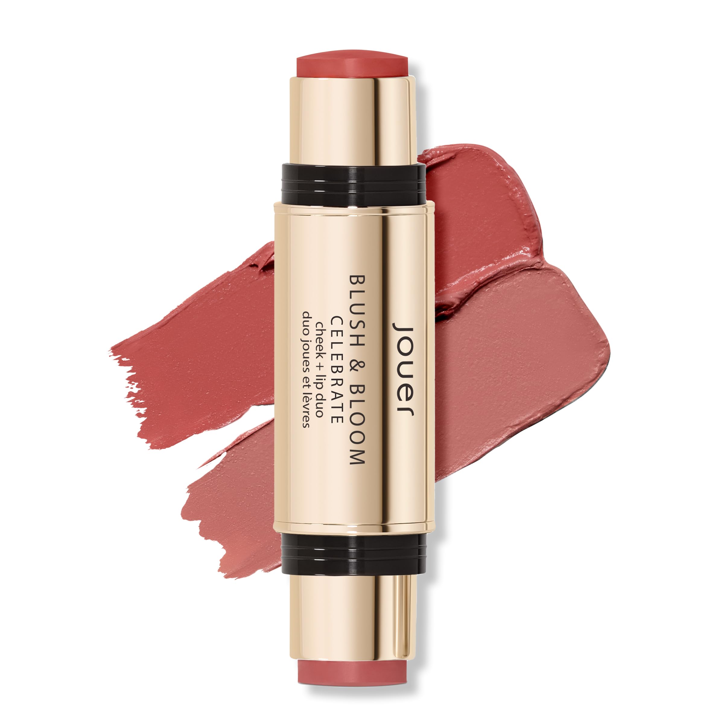 Jouer Blush & Bloom Cheek + Lip Duo - Hydrating Cream Blush Stick for Lip and Cheek Tint - Moisturizing Rose Hip and Squalane Oil Formula, Celebrate Jouer buy supplements canada