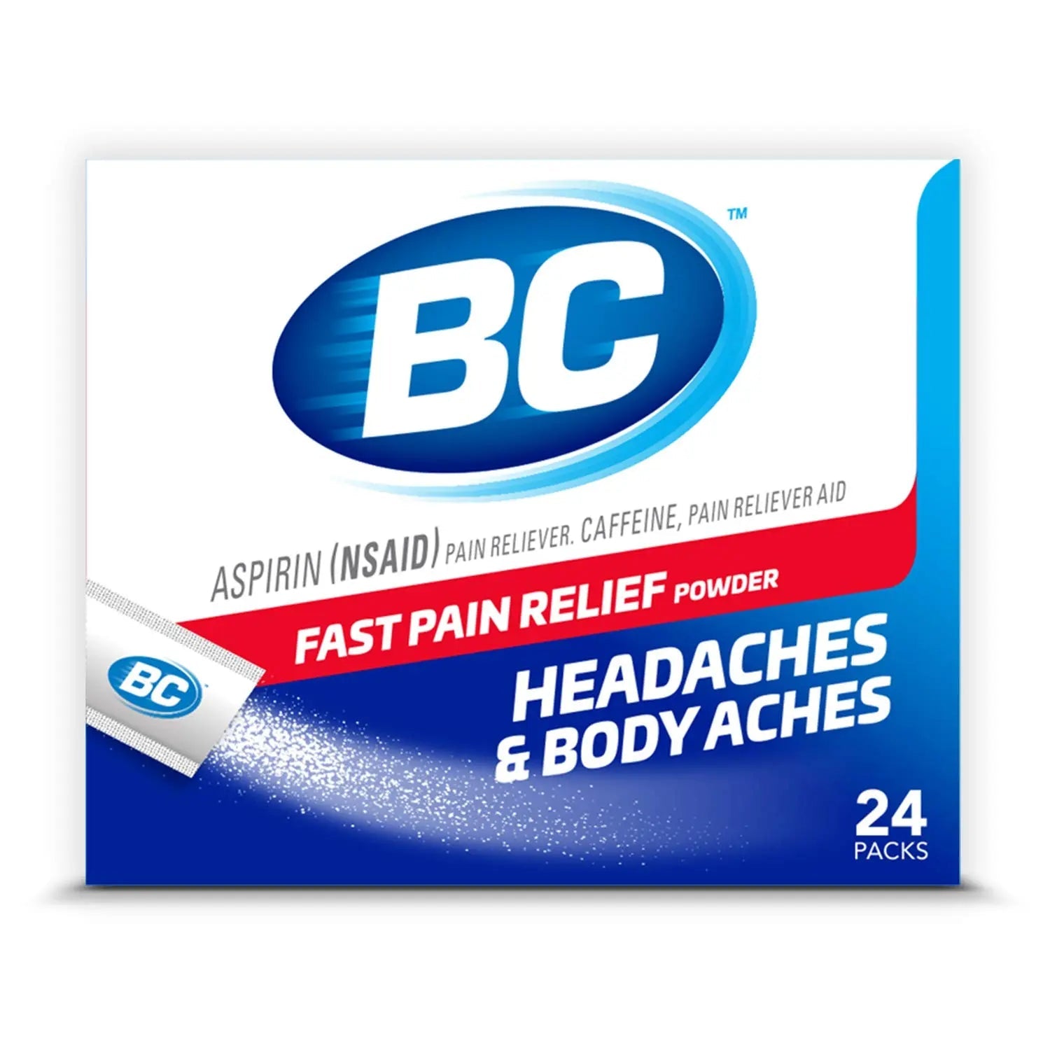 BC Powder Original Strength Pain Reliever, Aspirin Dissolve Packs, 24 Count (2 Pack) BC buy supplements canada