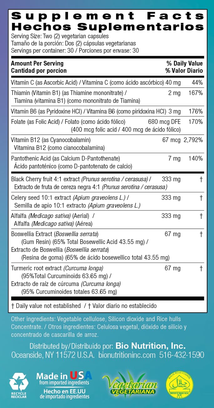 Bio Nutrition 2 Pack Urilow 60 Vegetarian Capsules | Natural Support for Urinary Health | Promotes a Healthy Uric Acid Balance Bio Nutrition buy supplements canada