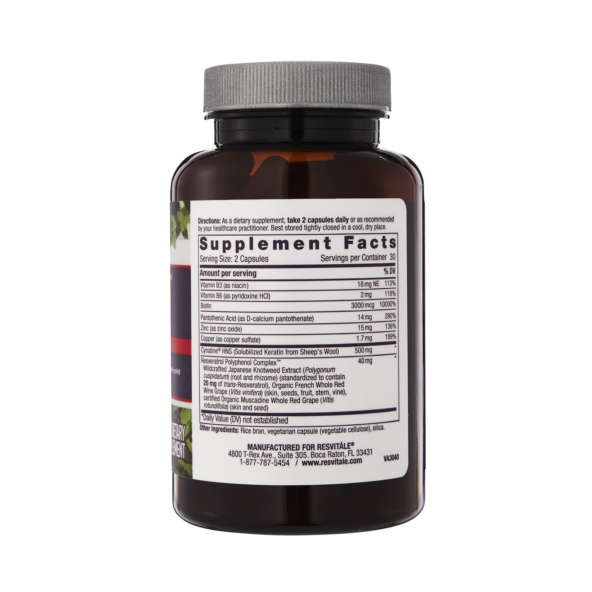 ResVitále Keratin Hair Enhance - Keratin Supplement for Hair Growth - 60 Capsules ResVitale buy supplements canada