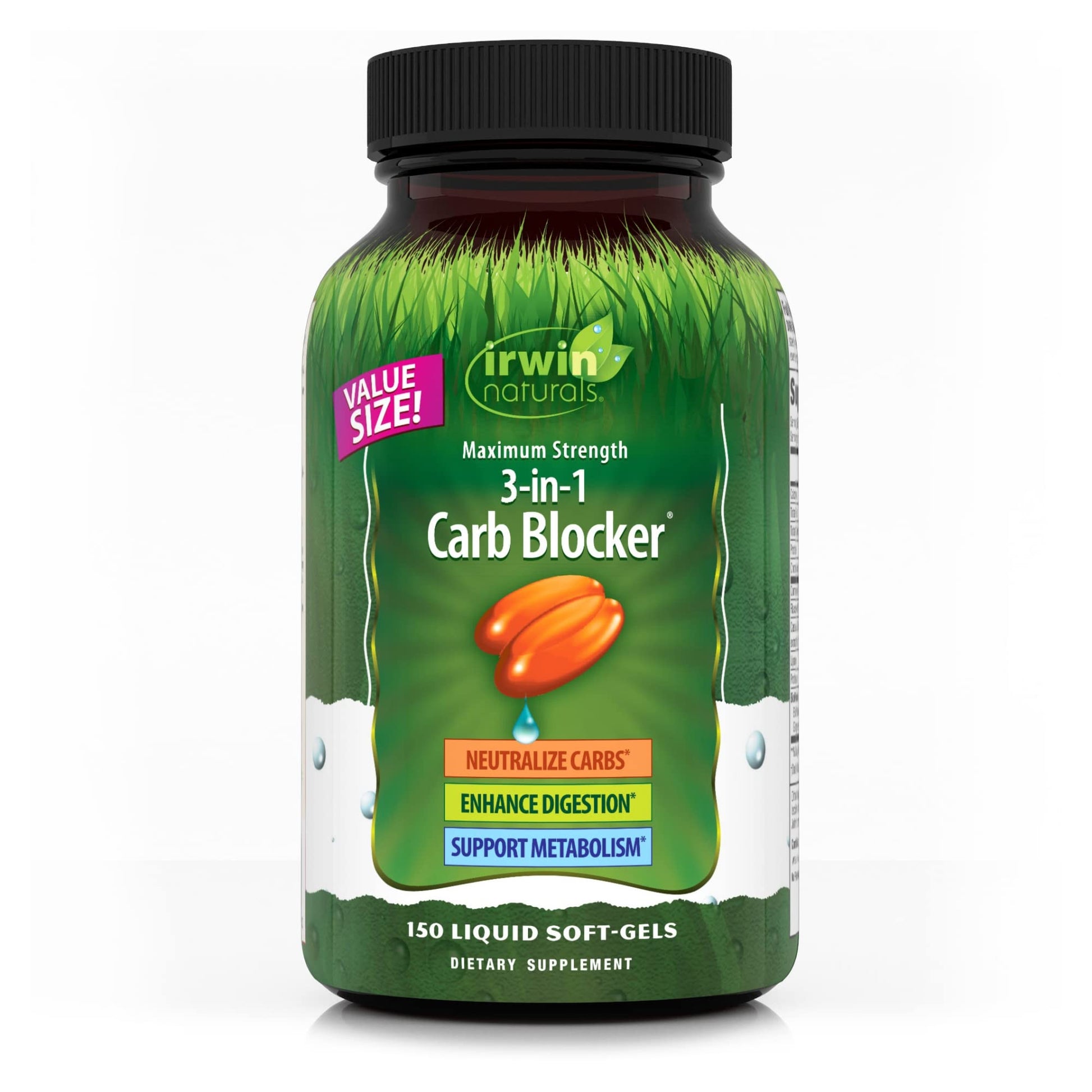 Irwin Naturals Maximum Strength 3-in-1 Carb Blocker - Neutralize Carbohydrates Irwin Naturals buy supplements canada