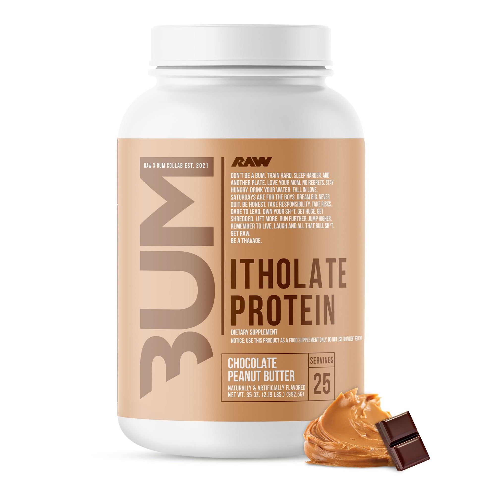 RAW Whey Isolate Protein Powder, Chocolate Peanut Butter (CBUM Itholate) - 100% Grass RAW buy supplements canada