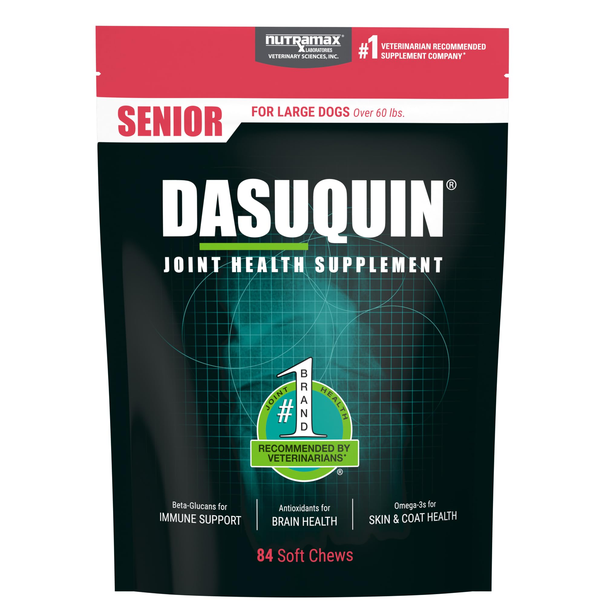 Nutramax Dasuquin Joint Health Supplement for Large Senior Dogs – for Immune Support, Skin & Coat Health, and Brain Health, 84 Soft Chews Nutramax Laboratories buy supplements canada