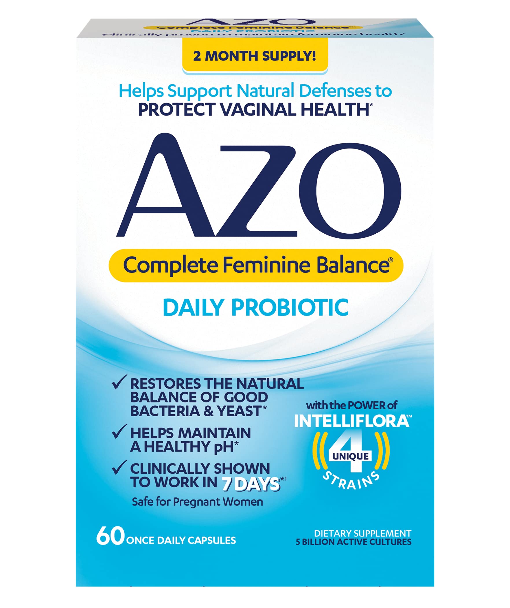 AZO Complete Feminine Balance Daily Probiotics for Women & Boric Acid Vaginal Suppositories AZO buy supplements canada
