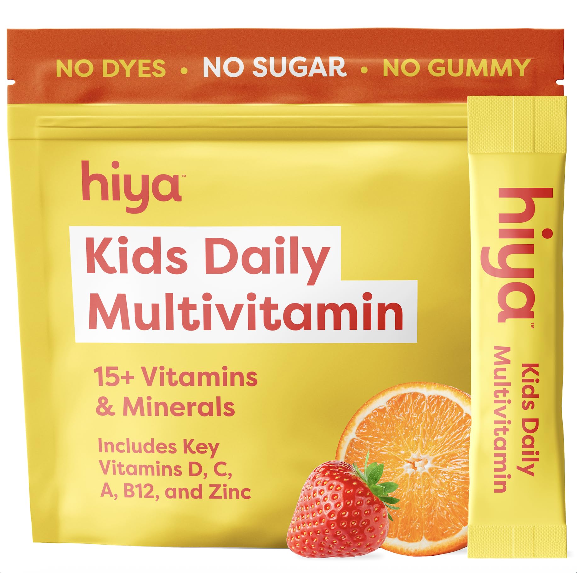 Hiya Kids Multivitamin – 15+ Essential Vitamins & Minerals with Fruits & Veggies for Ages 2+, Supports Growth, Development & Immune HIYA buy supplements canada