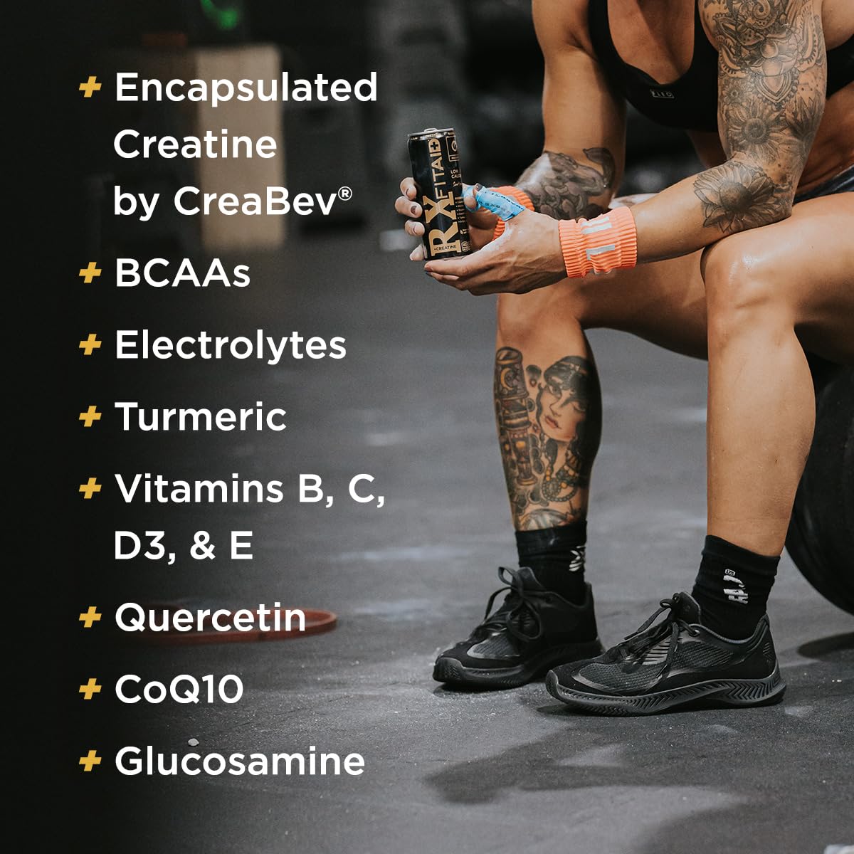 FITAID RX Recovery Blend Plus Creatine, Contains BCAAs, Glucosamine, Turmeric, B-Complex, Electrolytes, 12 Fl Oz (Pack of 12) LIFEAID buy supplements canada
