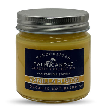 Vanilla & Wood Fusion Premium Soy Candle for Home Scented Candle 7 Ounces of Pure Aromatic Bliss Msupps.com buy supplements canada