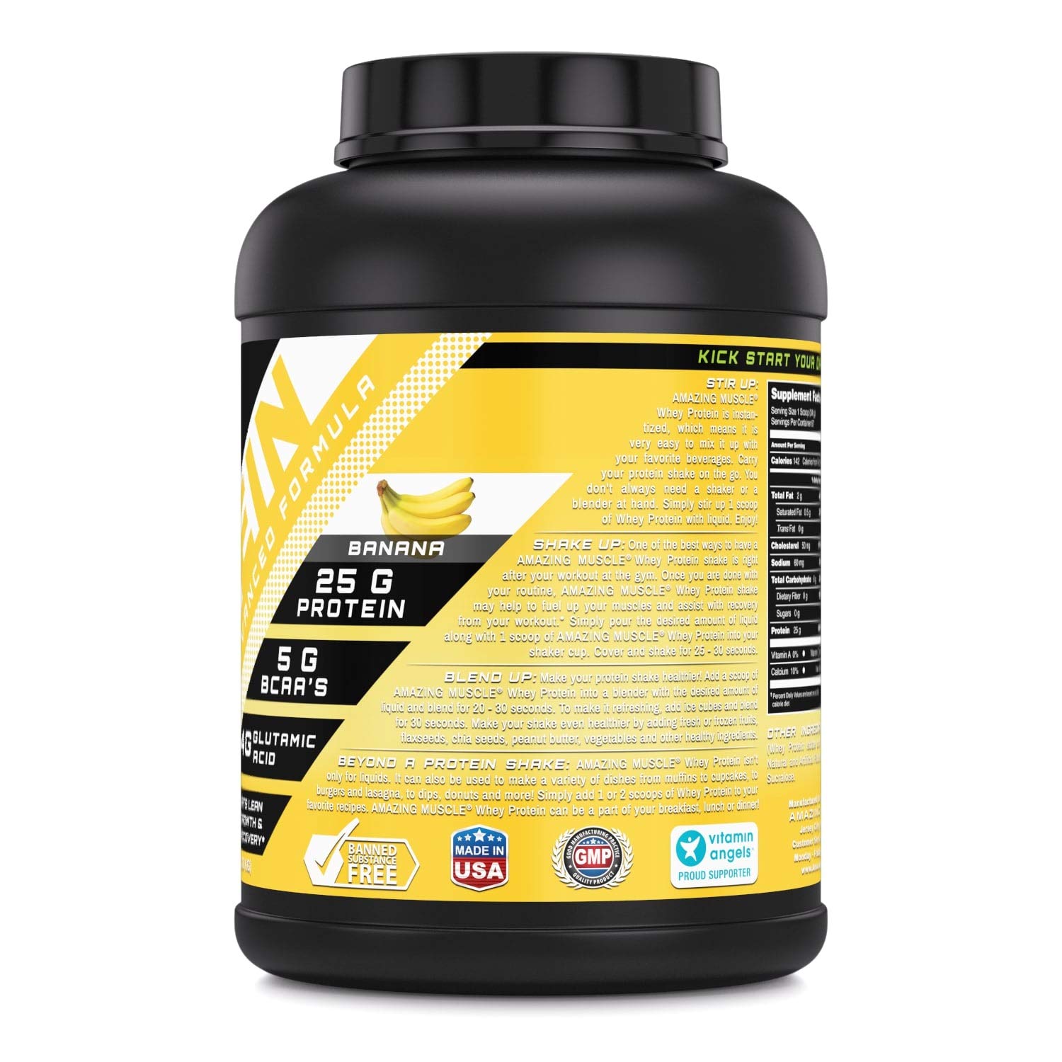 Amazing Muscle 100% Whey Protein Powder *Advanced Formula with Whey Protein Amazing Nutrition buy supplements canada