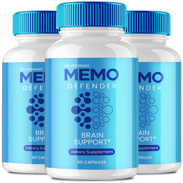 Memo Defender Brain and Memory Support Capsules, Memo Defender for Memory Supplement Pills, Advanced Formula Nootropic Pills for Brain Health Support, MemoDefender Health Blend Reviews (3 Pack) IDEAL PERFORMANCE buy supplements canada