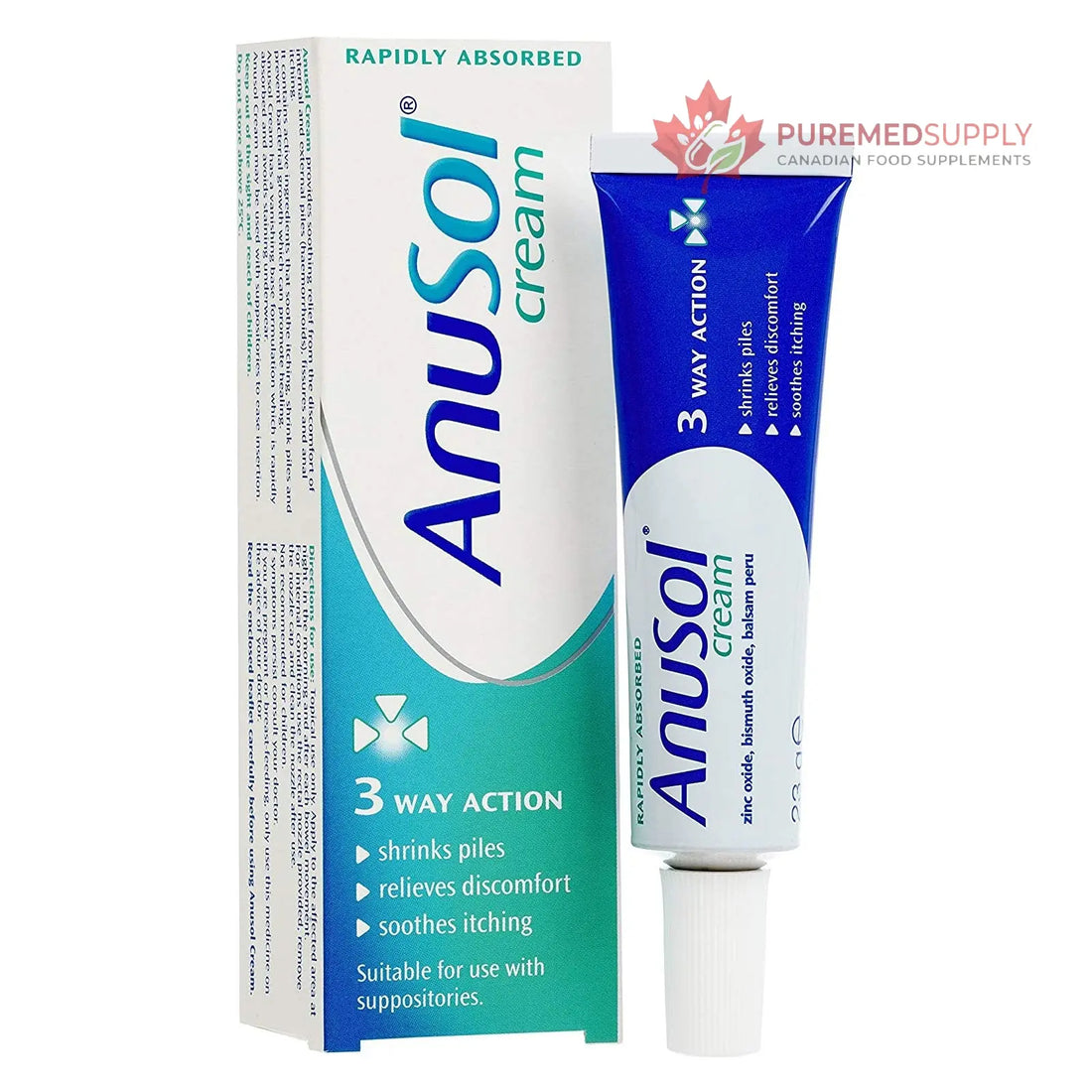 Anusol Cream Haemorrhoid Treatment 23G Anusol buy supplements canada