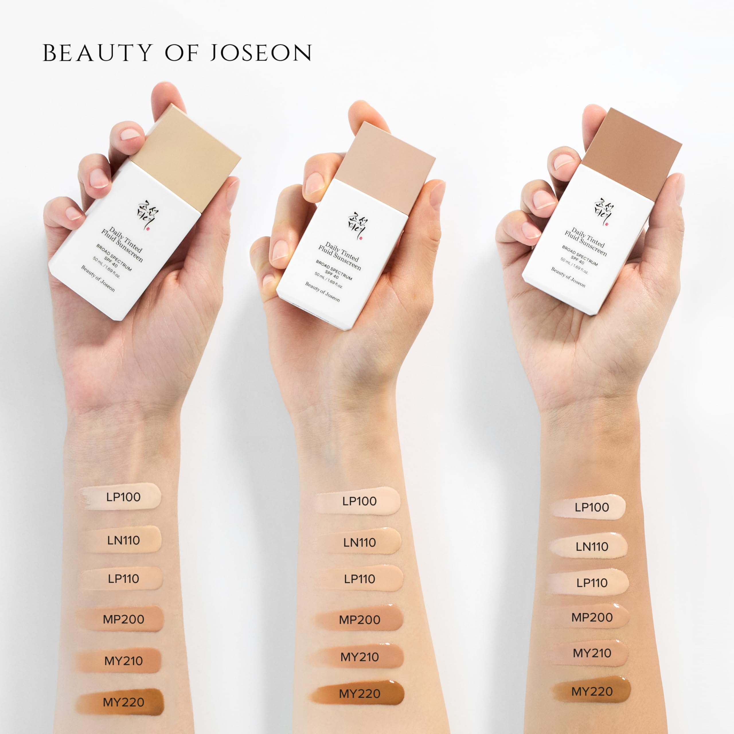 Beauty of Joseon Daily Tinted Fluid Sunscreen 12 Shades for Face Moisturizing Broad Spectrum SPF 40 Korean Skincare 50ml, 1.69 fl.oz #LN110 Beauty of Joseon buy supplements canada