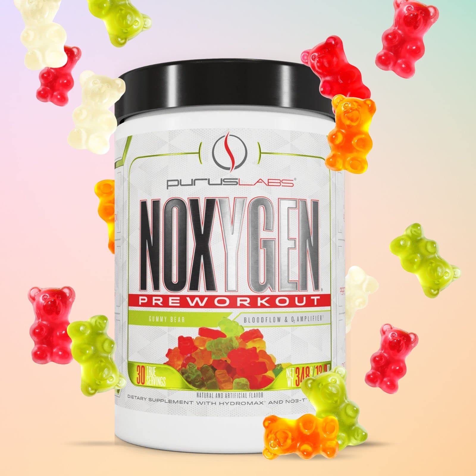 Purus Labs NOXYGEN PREWORKOUT Powder, 30 Servings (Gummy Bear) Purus Labs buy supplements canada