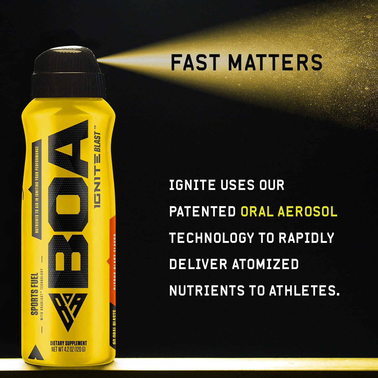 BOA Ignite Blast – Oral Aerosol Rapid Energy Solution – Pre Workout with Caffeine, B Vitamins BOA Nutrition Inc buy supplements canada