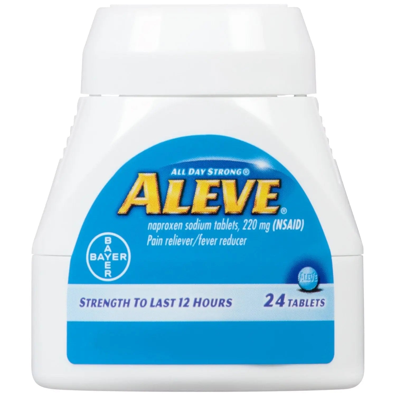 Aleve Tablets with Naproxen Sodium, 220mg (NSAID) Pain Reliever/Fever Reducer, 24 Count, Blue Aleve buy supplements canada