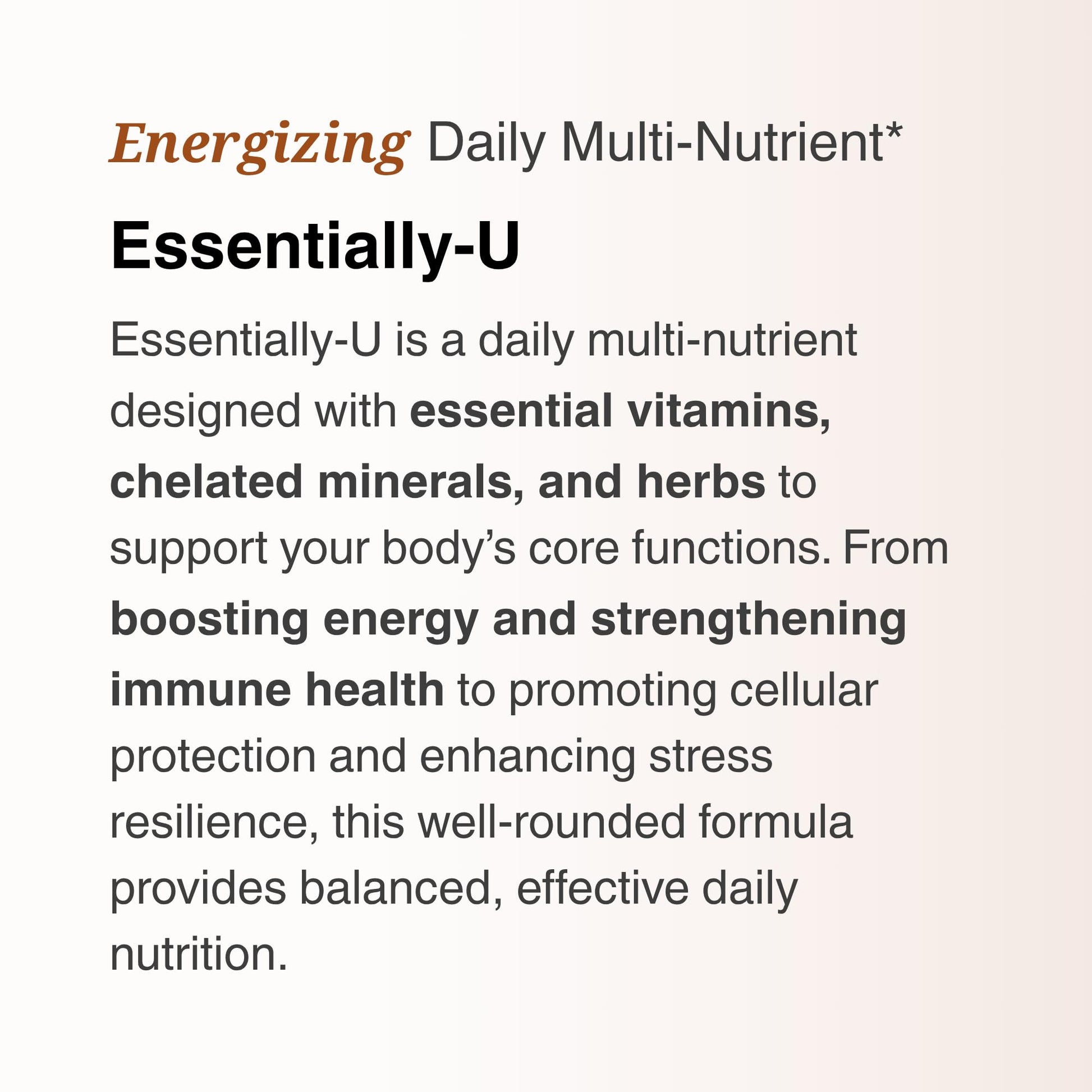 Utzy Naturals Essentially-U Multi-Nutrient | Whole Food Antioxidants + Chelated Minerals for Everyday Health | 180 Capsules Utzy Naturals buy supplements canada