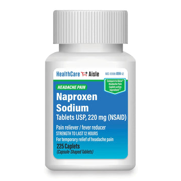 HealthCareAisle Naproxen Sodium, 220 mg - 225 caplets - Headache Pain Reliever, Up to 12 Hours of Relief HealthCareAisle buy supplements canada