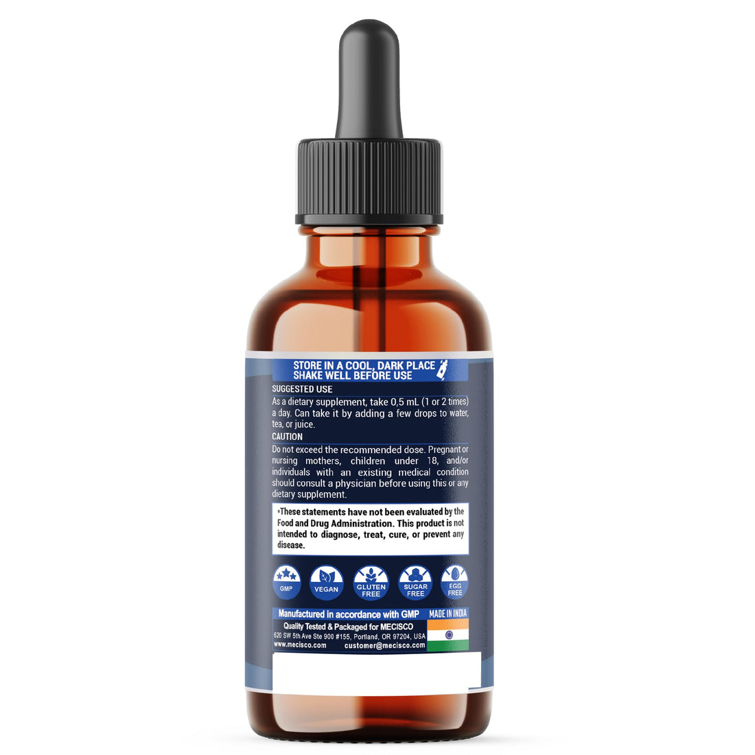 10in1 Lemon Balm Liquid Drops Blend Includes Vitamin D3, Vitamin K2, Lemon Balm, Ginger, Turmeric, Ceylon Cinnamon, Black Pepper, Cayenne Pepper, Berberine, Valerian Root - 1 FL Oz - 2 Month Supply Mecisco buy supplements canada
