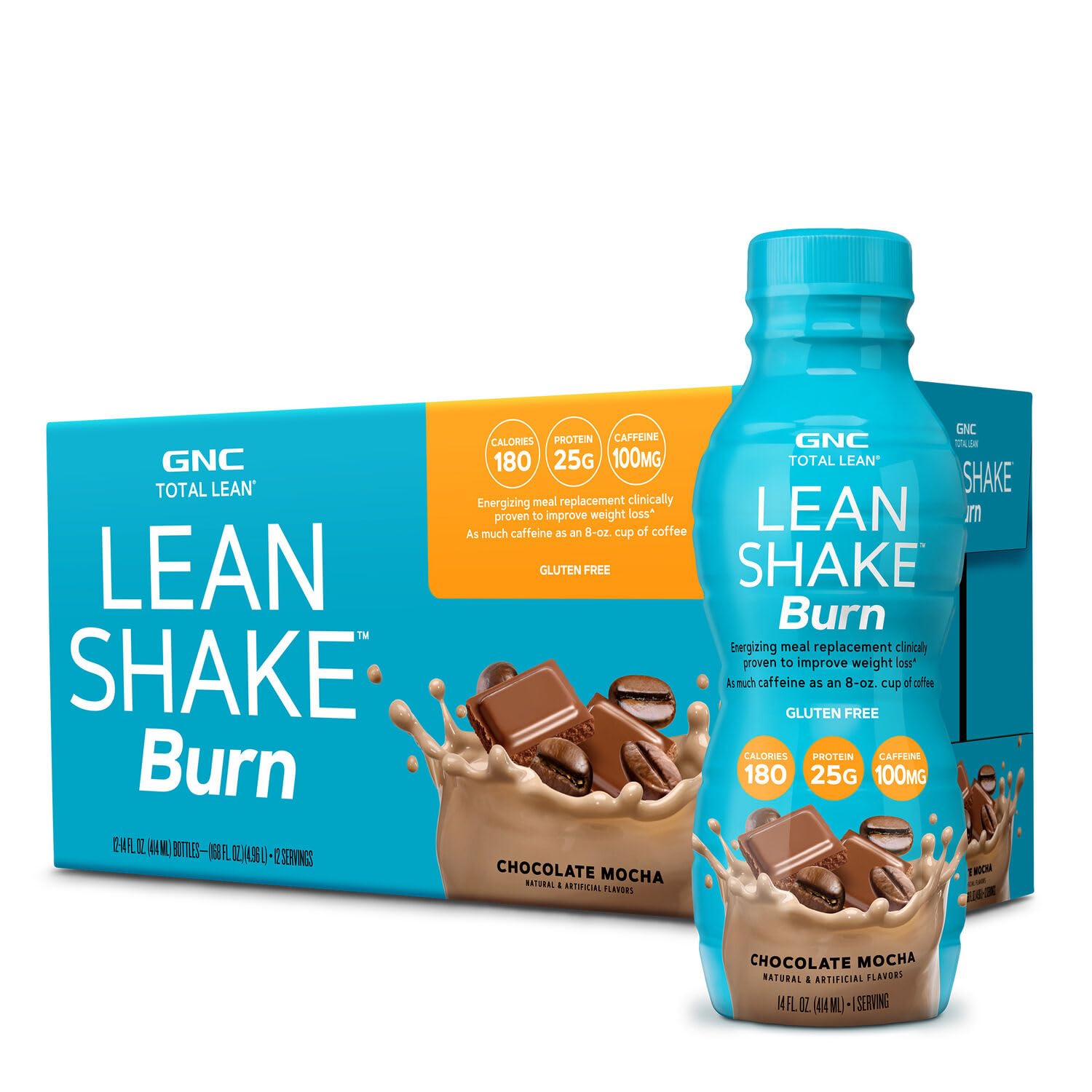 GNC Total Lean Lean Shake Burn - Chocolate Mocha GNC buy supplements canada