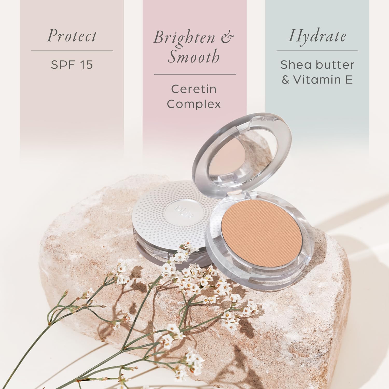 PUR Beauty 4-in-1 Pressed Mineral Makeup Powder Foundation with SPF 15 - Concealer & Finishing Compact Pressed Powder for Face - Buildable Medium to Full Coverage Foundation Powder (Blush Medium) PÜR MINERALS buy supplements canada
