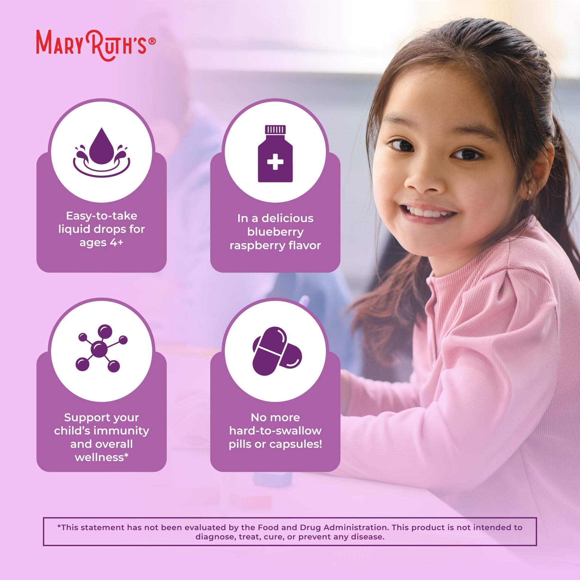 MaryRuth Organics USDA Organic Elderberry Liquid Drops for Kids | Vegan Elderberry Extract Organic Glycerin | Immune Support Supplement | Overall Health | Formulated for Ages 4-13 | 1oz MARYRUTH'S buy supplements canada