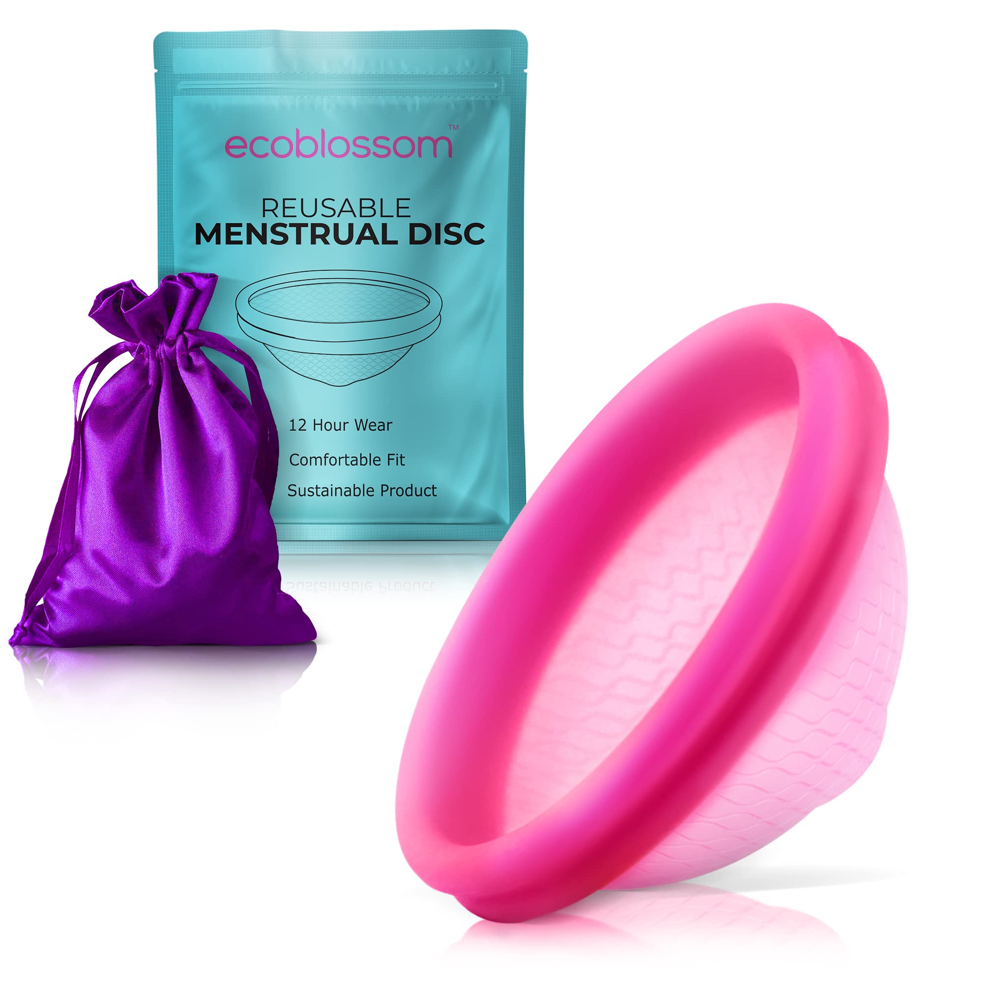 Ecoblossom Reusable Menstrual Disc - Large Menstrual Cup - Soft Period Disc for Women Designed EcoBlossom buy supplements canada