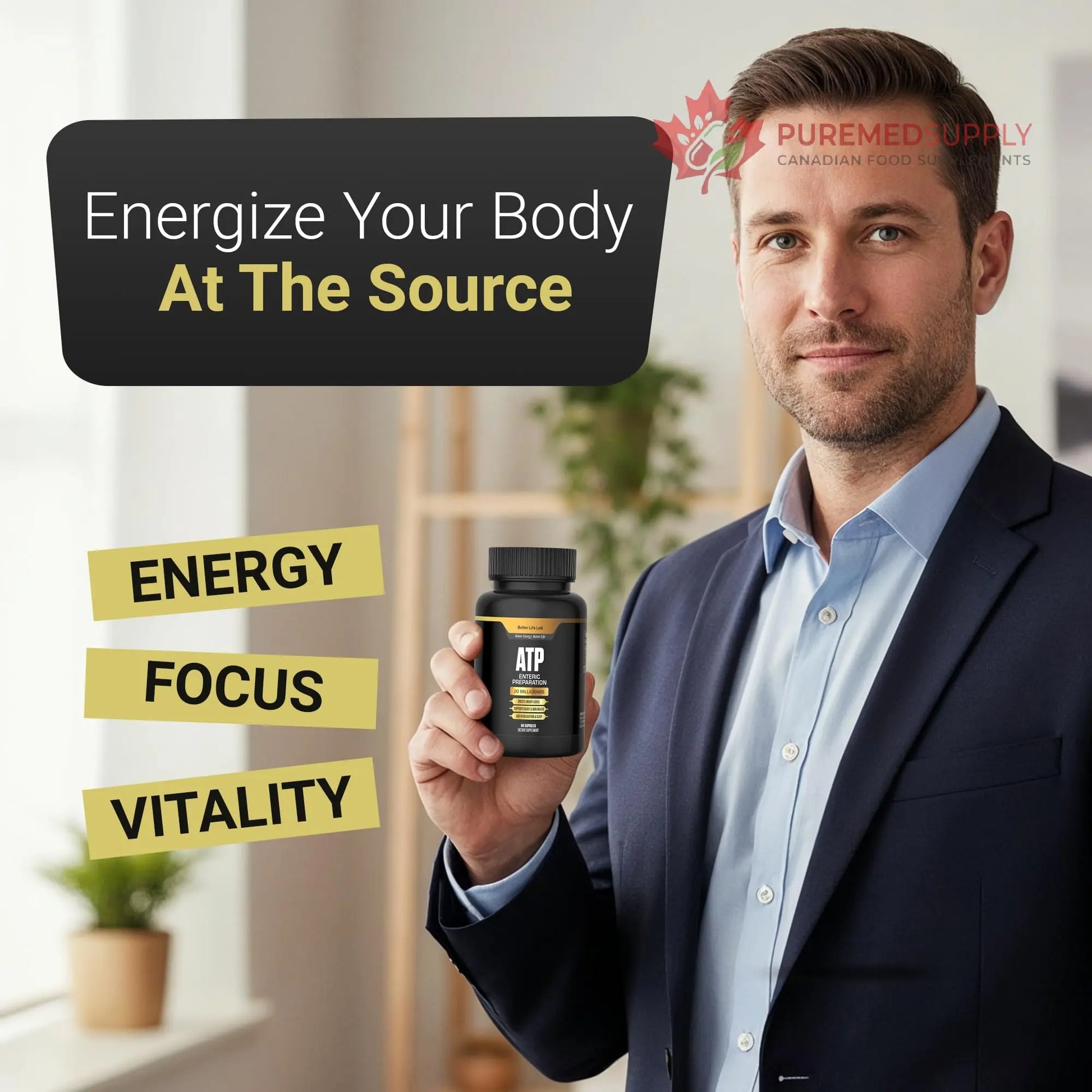 BETTER LIFE LAB ATP Supplement – Supports Cellular Energy Production, Mitochondrial Function & Active Lifestyles BETTER LIFE LAB buy supplements canada