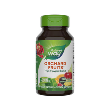Nature's Way Orchard Fruits, Fruit Powder Blend, Contains 12 Different Fruits, 900mg Per 2-Capsule Serving, 60 Capsules Nature's Way buy supplements canada