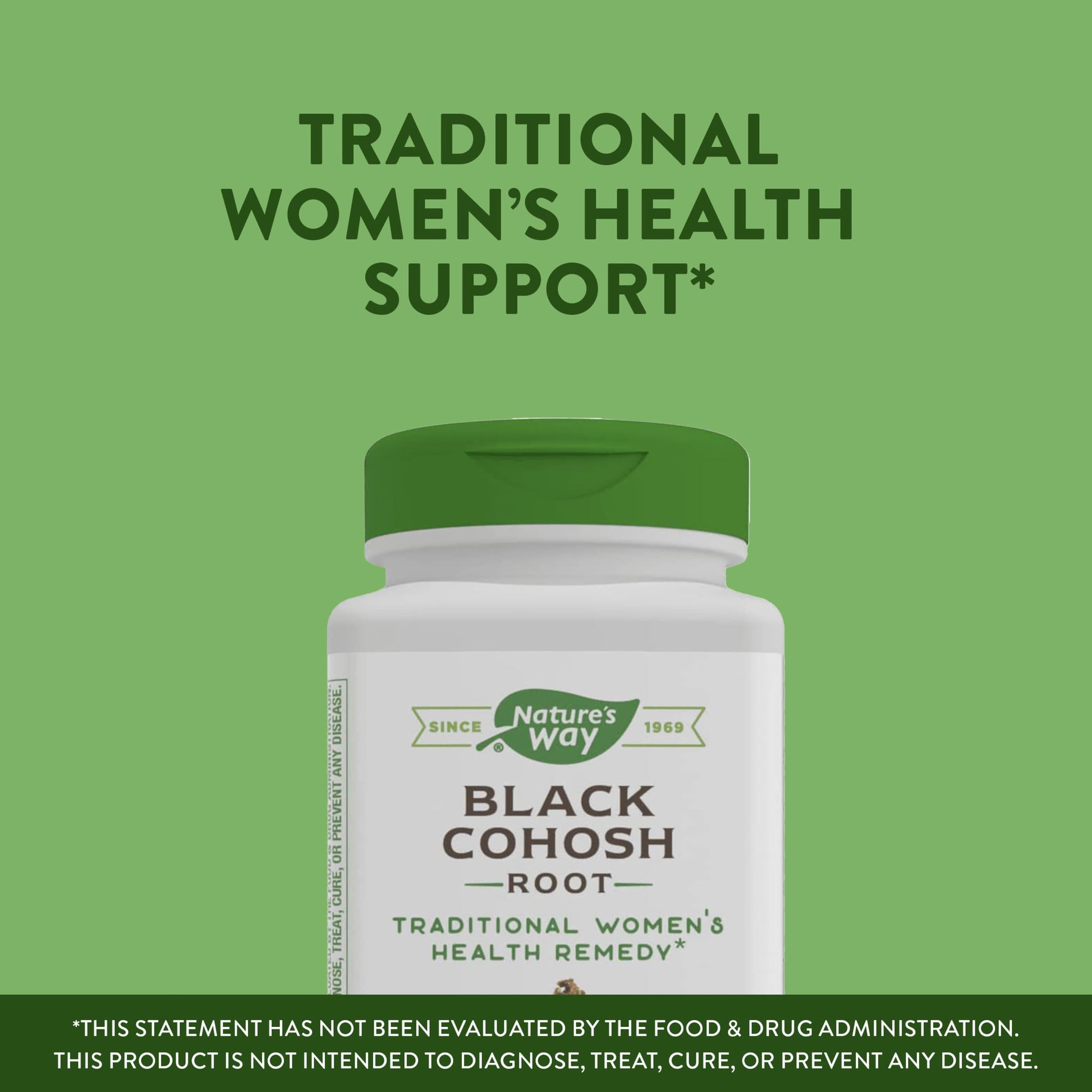 Nature's Way Black Cohosh Root, Traditional Support for Women's Health*, 540 mg Nature's Way buy supplements canada