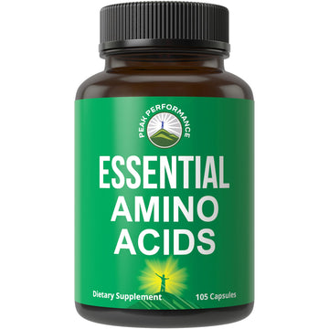 All 9 Essential Amino Acids Supplement. Capsules with 3X More Leucine for Muscle Recovery, Growth. EAA Supplement Better Than BCAA / BCAAS Branched Chain Aminos Acid. Peak Performance buy supplements canada