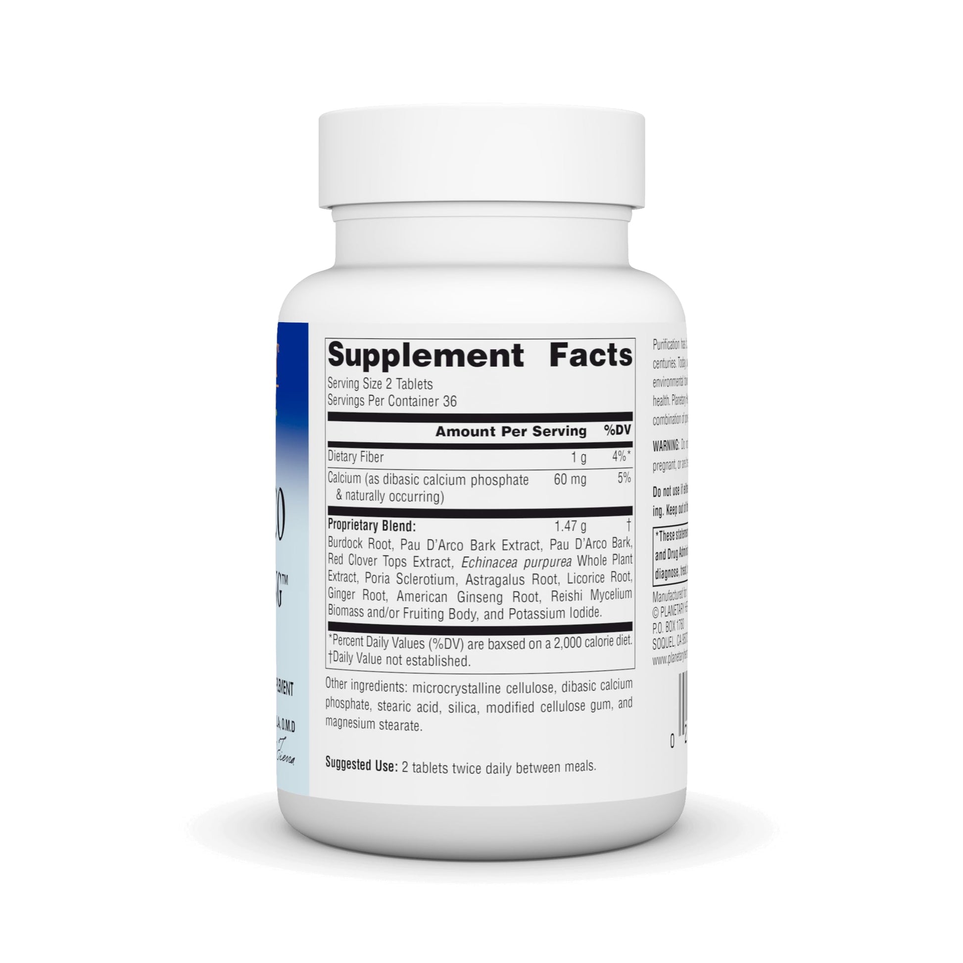 Planetary Herbals PAU D'Arco Deep Cleansing, Herbal Supplement, 735 mg - 72 Tablets Planetary Herbals buy supplements canada