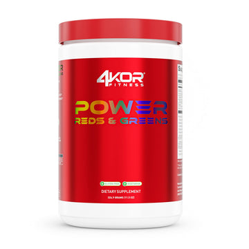 4KOR Fitness Power Reds & Greens: an Energizing Greens Drink Made up of Antioxidant-Rich Superfoods, Gluten-Free and Vegetarian, 30 Servings (1 Bottle) 4KOR Fitness buy supplements canada