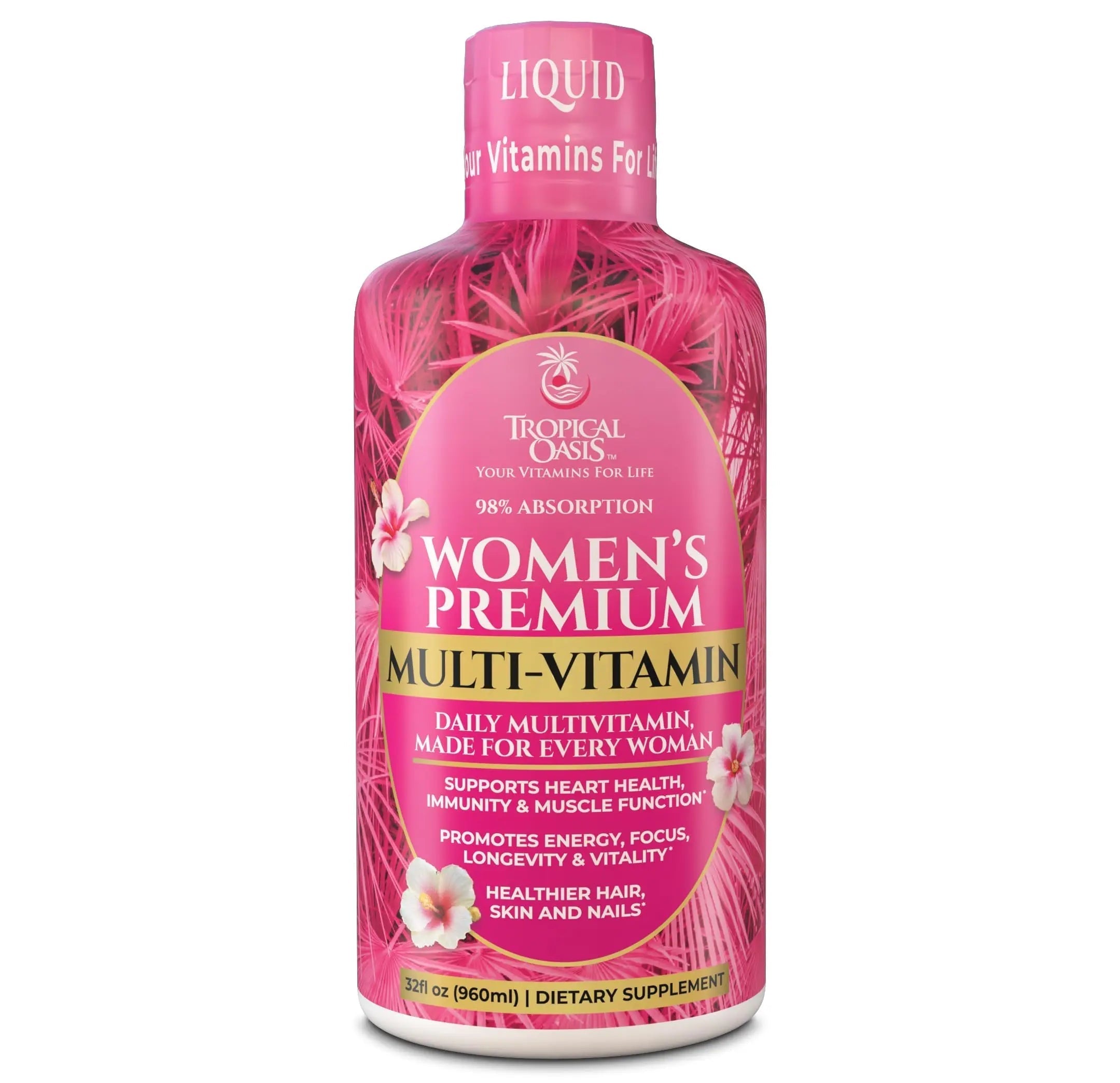 Premium Liquid Multivitamin for Women | Sugar Free Women’s Multivitamin | 100+ Vitamins, Minerals Tropical Oasis buy supplements canada