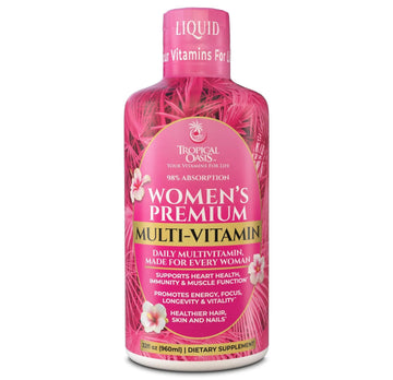 Premium Liquid Multivitamin for Women | Sugar Free Women’s Multivitamin | 100+ Vitamins, Minerals Tropical Oasis buy supplements canada